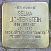 Stolperstein Giesebrechtstr 17 (Charl) Selma Lichtenstein.jpg