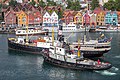 DS «Stord I» og MS «Vulcanus» i Bergen. Foto: Tore Sætre