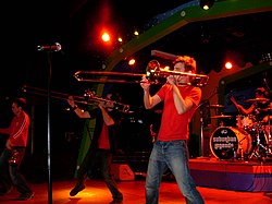 Suburban Legends performing at Club Buzz in 2005. Suburbanlegends.jpg