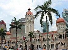 A. C. Norman designed the ground plan of the Sultan Abdul Samad Building Sultan Abdul Samad Building KL MY.jpg