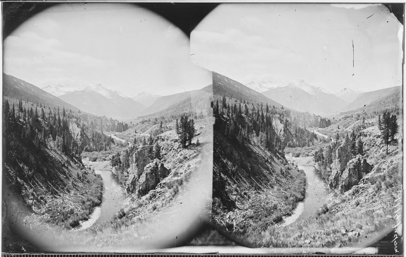 File:Sultan Mountains, from Arastra Gulch. Silverton Quadrangle. San Juan County, Colorado. - NARA - 517618.tif