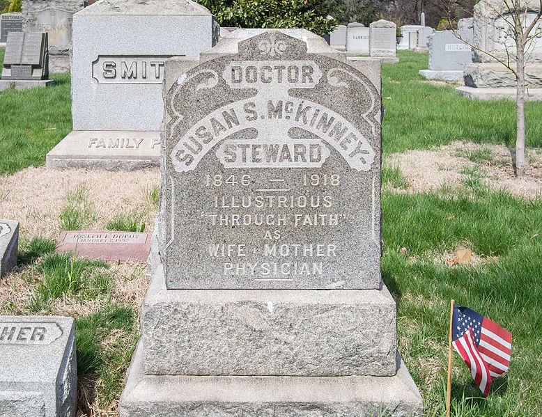 File:Susan S. McKinney-Steward gravestone at Green-Wood Cemetery (62062).jpg