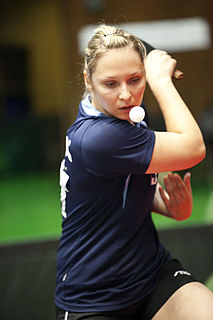 Svetlana Ganina Russian table tennis player