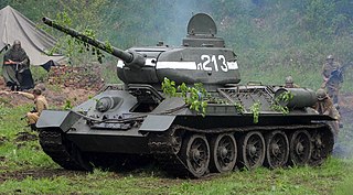 <span class="mw-page-title-main">T-34</span> Soviet medium tank, Second World War