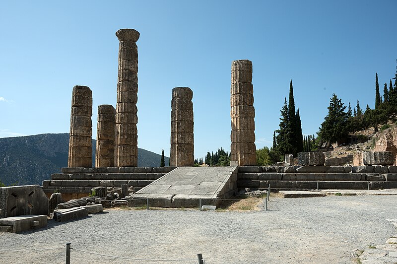 File:Temple of Apollo in Delphi, east portico, 201248.jpg