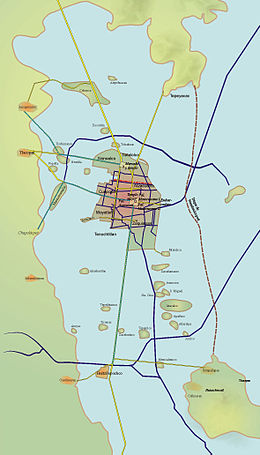 Tenochtitlan: Tên gọi, Địa lý, Quy hoạch thành phố