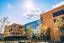 The Tepper Quadrangle, which includes the new home of the Tepper School of Business, opened in 2018. Tepper School of Business.jpg