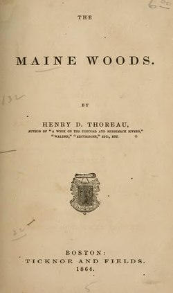 The Maine Woods (1864).djvu