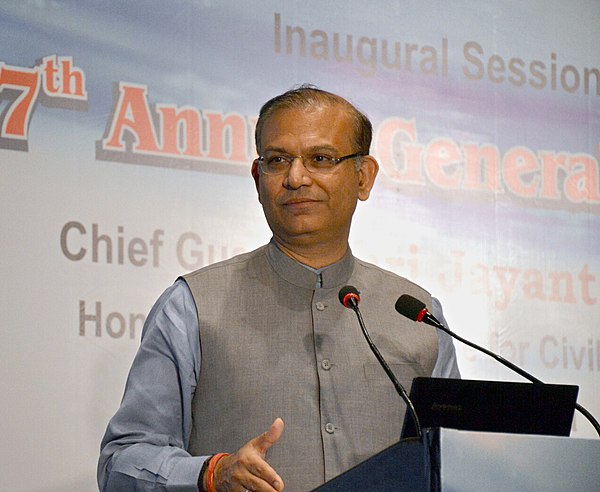 Sinha, as Minister of State for Civil Aviation, addressing the inaugural session of the 187th Annual General Meeting of Calcutta Chamber of Commerce, 