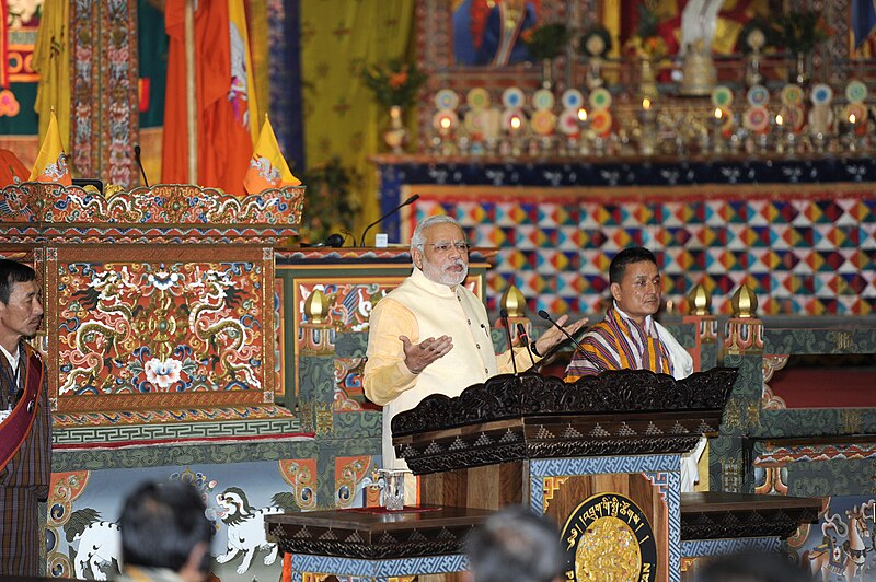 File:The Prime Minister, Shri Narendra Modi addressing the Joint Session of the Parliament of Bhutan, in Thimphu, Bhutan on June 16, 2014 (1).jpg