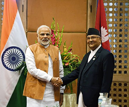 PM Narendra Modi, with Former Prime Minister of Nepal, KP Sharma Oli, in BIMSTEC Summit 2018 at Kathmandu.