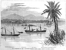 Despatch at the surrender of the Virginius in Bahia Honda The Surrender of the Virginius in Bahia Honda - from a sketch by our special artist LCCN89708596.jpg