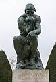 The Thinker maintaining his stoic pose in the garden, Paris 2013.jpg