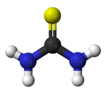 Tiokarbamid molekula