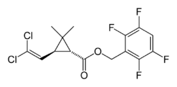 Structure of transfluthrin