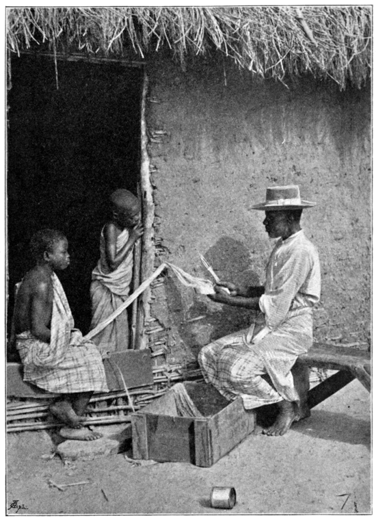 AN ANGOLA FISHERMAN AT HOME