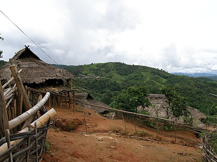 Tribal village near Kengtung