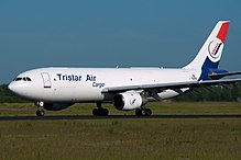 Tristar Air Airbus A300B4-200F Tristar Air Cargo A300B4 SU-BMZ @ Amsterdam Airport Schiphol.jpg