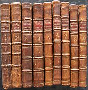 Tristram Shandy First edition spines