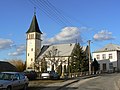 Čeština: Tučapy, okres Uherské Hradiště - kostel sv. Cyrila a Metoděje.