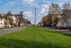 Calle Tuchačeŭskaha (Minsk, vista general).jpg