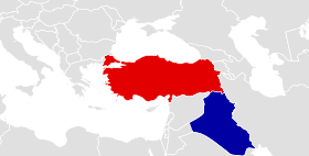 Illustrasjonsbilde av artikkelen Grensen mellom Irak og Tyrkia