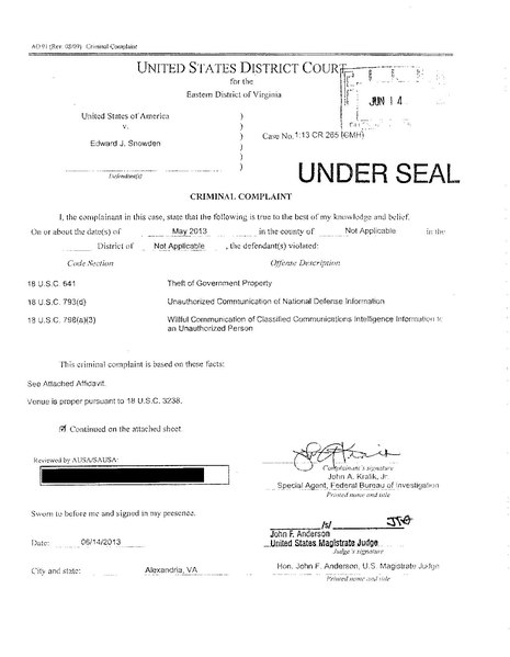 File:US v. Snowden Criminal Complaint Under Seal.pdf