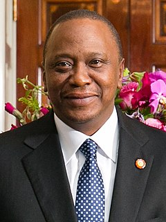 Uhuru Kenyatta Current President of Kenya