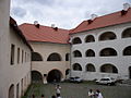 The three levels overlooking the interiour courtyard.