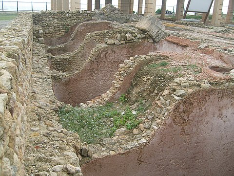 Remains of Roman fish-salting plant at Neapolis
