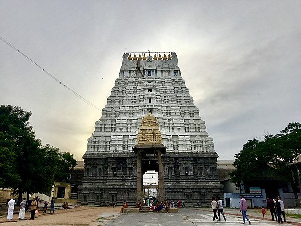 Gopurams of the temple