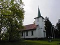 Veierland kirke fra 1905, påbygget 1930.