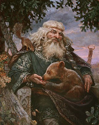 <span class="mw-page-title-main">Veles (god)</span> Slavic god of earth, waters and the underworld