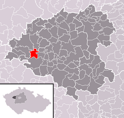 Localização de Velká Chmelištná