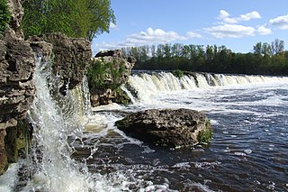 Venta Rapid Waterfall in Latvia
