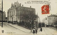 Villeurbanne - Mairie et trams