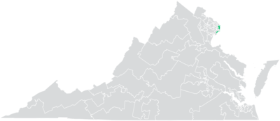 Distrito 30 del Senado de Virginia (2011) .png