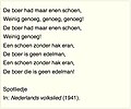 Boer enen schoen