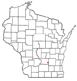 Vị trí trong Quận Columbia, Wisconsin