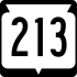 State Trunk Highway 213 işaretçisi