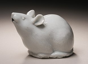 Verseuse en forme de rat, XIXe siècle, musée d'Art du comté de Los Angeles