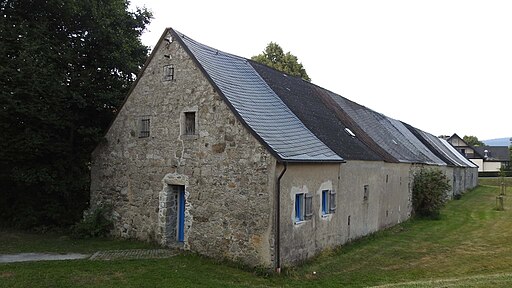 Weißenstadt, WUN - Uferweg Ecke Stadtweiherweg - Stadelreihe v N