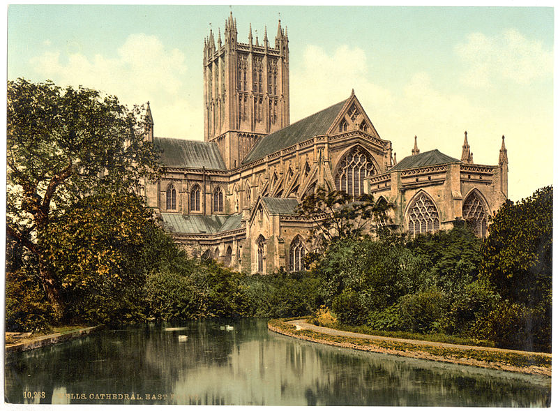 File:Wells Cathedral 1890s.jpg