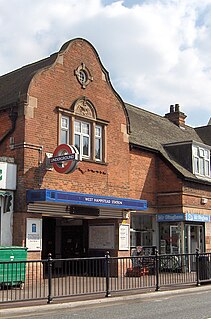 West Hampstead tube station London Underground station