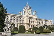 English: The Museum of Natural History (Naturhistorisches Museum)in Vienna was opened in 1889 together with the Museum of Art History (Kunsthistorisches Museum). These edifices were planned by Gottfried Semper and Karl Freiherr von Hasenauer. Deutsch: Das Naturhistorische Museum in Wien wurde 1889 zusammen mit dem Kunsthistorischen Museum eröffnet. Diese Gebäude wurden von Gottfried Semper und Karl Freiherr von Hasenauer geplant.   This media shows the protected monument with the number 13766 in Austria. (Commons, de, Wikidata)