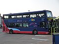 The interior of Wilts & Dorset 404 (HF54 KXW), a Volvo B7TL/East Lancs Myllennium Vyking on loan to Southern Vectis at the time in Ryde, Isle of Wight bus station on route 3.