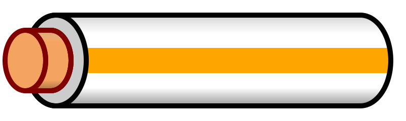 Файл:Wire white orange stripe.svg
