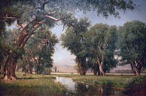 "On the Cache La Poudre River, Colorado" (1876)