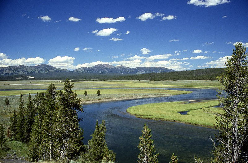 File:Yellowstone River in Hayden Valley.jpg