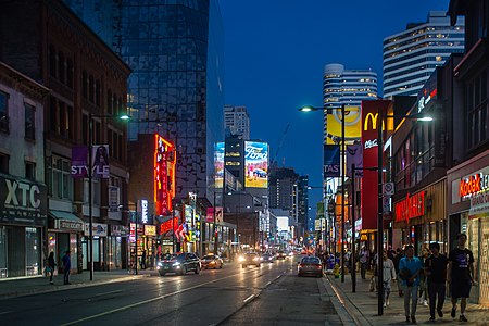 "Yonge_Street_August_2017_01.jpg" by User:ArildV